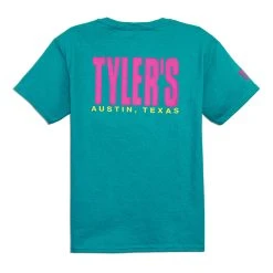 Kids' TYLER'S Jade/Heliconia Tee - Austin