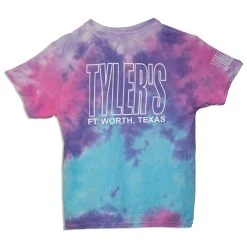 TYLER'S Kids' Cotton Candy Tie Dye Outline Tee - Fort Worth