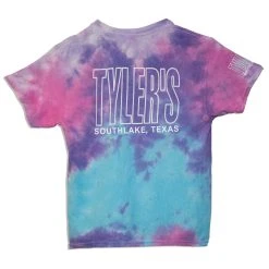 TYLER'S Kids' Cotton Candy Tie Dye Outline Tee - Southlake