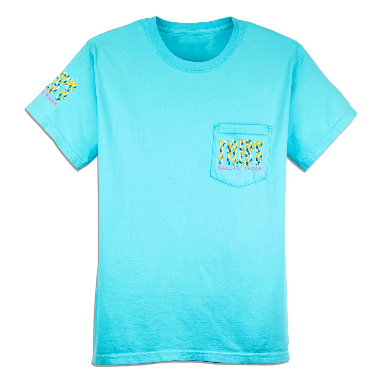 TYLER'S Pineapples Comfort Color Pocket Tee - Dallas - Image 2