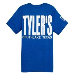 TYLER'S Blue/White Track Tee - Southlake