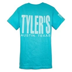 TYLER'S Light Blue Comfort Color Pocket Tee - Austin