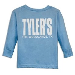 Toddlers' TYLER'S Light Blue/White Long Sleeve Tee - The Woodlands