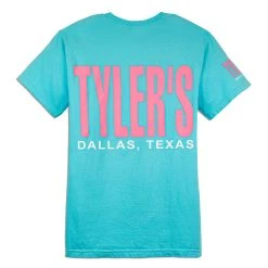 TYLER'S Lagoon Blue/Baby Pink Comfort Color Tee - Dallas