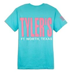 TYLER'S Lagoon Blue/Baby Pink Comfort Color Tee - Ft. Worth