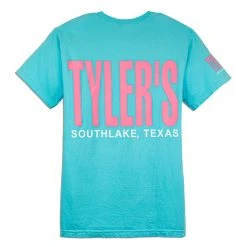 TYLER'S Lagoon Blue/Baby Pink Comfort Color Tee - Southlake