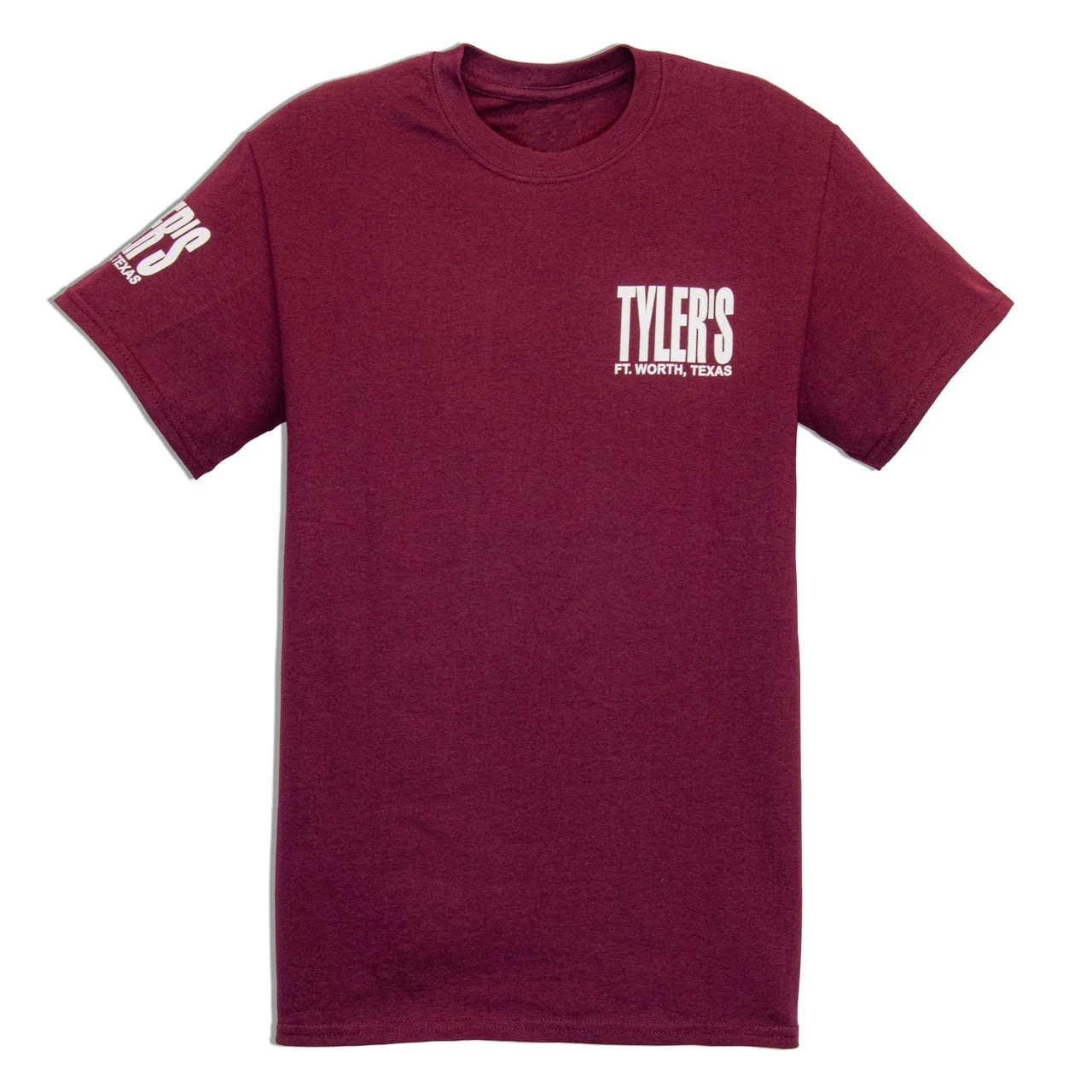 TYLER'S Maroon/White Tee - Ft. Worth - Image 2