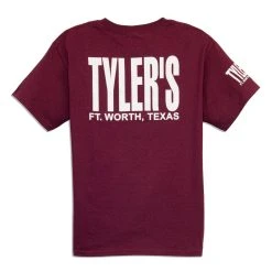 Kids' TYLER'S Maroon/White Tee - Ft. Worth