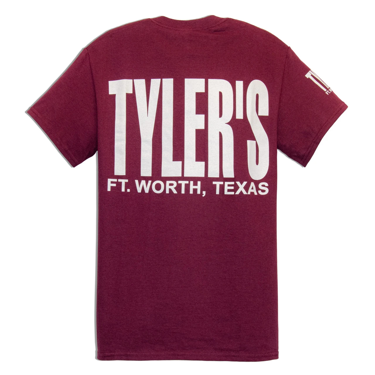 TYLER'S Maroon/White Tee - Ft. Worth