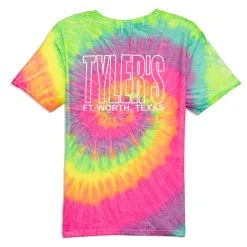 Kids' TYLER'S Outline Minty Rainbow/White Tee - Ft. Worth