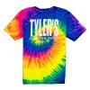 Kids' TYLER'S Neon Rainbow/White Tie Dye Tee - Ft. Worth