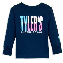 Toddlers' TYLER'S Navy/Texas Flag Long Sleeve Tee - Austin