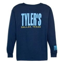 Kids' TYLER'S Navy/Light Blue Long Sleeve Tee - Dallas
