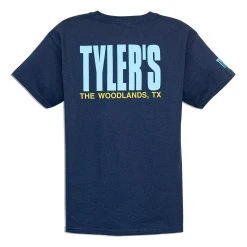 Kids' TYLER'S Navy/Light Blue Tee - The Woodlands