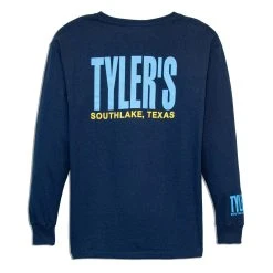 Kids' TYLER'S Navy/Light Blue Long Sleeve Tee - Southlake