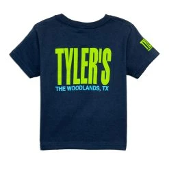 Toddlers' TYLER'S Navy/Lime Tee - The Woodlands