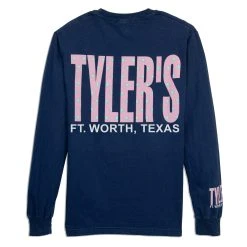 TYLER'S Long Sleeve Elephants Comfort Color Pocket Tee - Ft. Worth