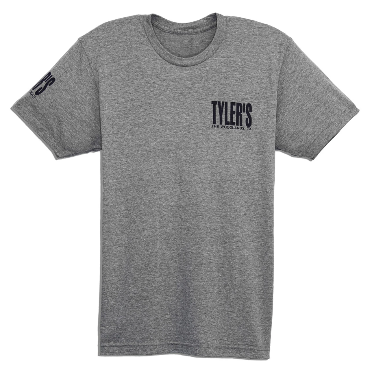 TYLER'S Grey/Navy/Red Track Tee - The Woodlands - Image 2