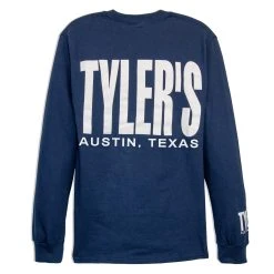 TYLER'S Long Sleeve Navy/White Tee - Austin