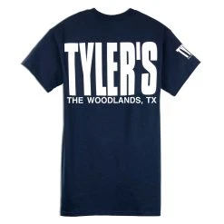 TYLER'S Navy/White Tee - The Woodlands