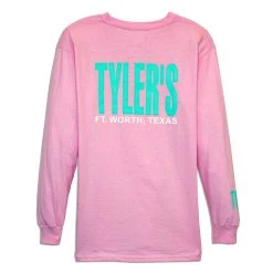 Kids' TYLER'S Pink/Mint Long Sleeve Tee - Ft. Worth