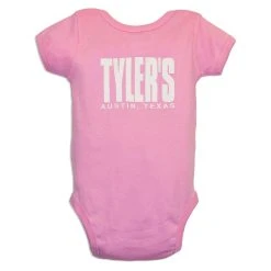 TYLER'S Pink/White Onesie - Austin