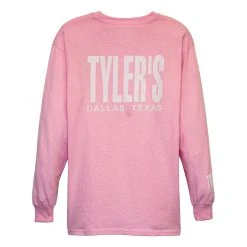 Kids' TYLER'S Pink/White Long Sleeve Tee - Dallas