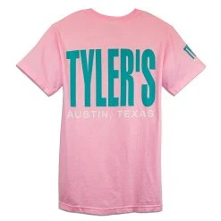 TYLER'S Blossom Pink/Teal Comfort Color Tee - Austin