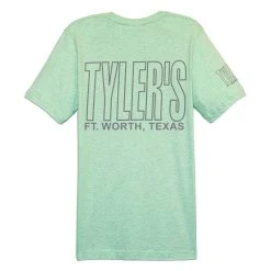 TYLER'S Prism Mint/Cool Grey Outline Tee - Ft. Worth