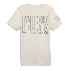 TYLER'S Prism Natural/Cool Grey Outline Tee - Dallas