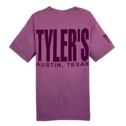 TYLER'S Purple Plum Comfort Color Pocket Tee - Austin