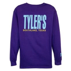 Kids' TYLER'S Purple/Aqua Long Sleeve Tee - Southlake