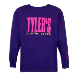 Kids' TYLER'S Purple/Pink Long Sleeve Tee - Austin