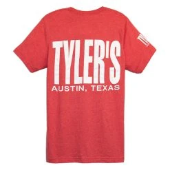 TYLER'S Red/White Track Tee - Austin