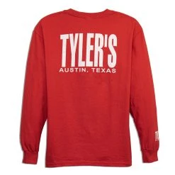 Kids' TYLER'S Red/White Long Sleeve Tee - Austin