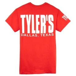 TYLER'S Red/White Tee - Dallas