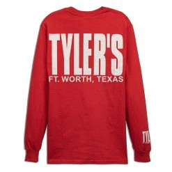 TYLER'S Long Sleeve Red/White Tee - Ft. Worth
