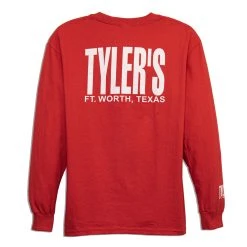 Kids' TYLER'S Red/White Long Sleeve Tee - Ft. Worth