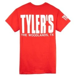 TYLER'S Red/White Tee - The Woodlands
