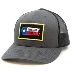 Charcoal Come And Take It Patch Trucker Hat