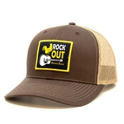 Rock Out ATX Trucker Hat - Brown