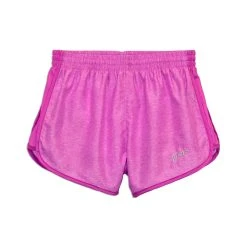 Girls' Heather Racer Shorts - Rhodamine
