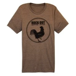 Rock Out Austin Texas Circle Tee