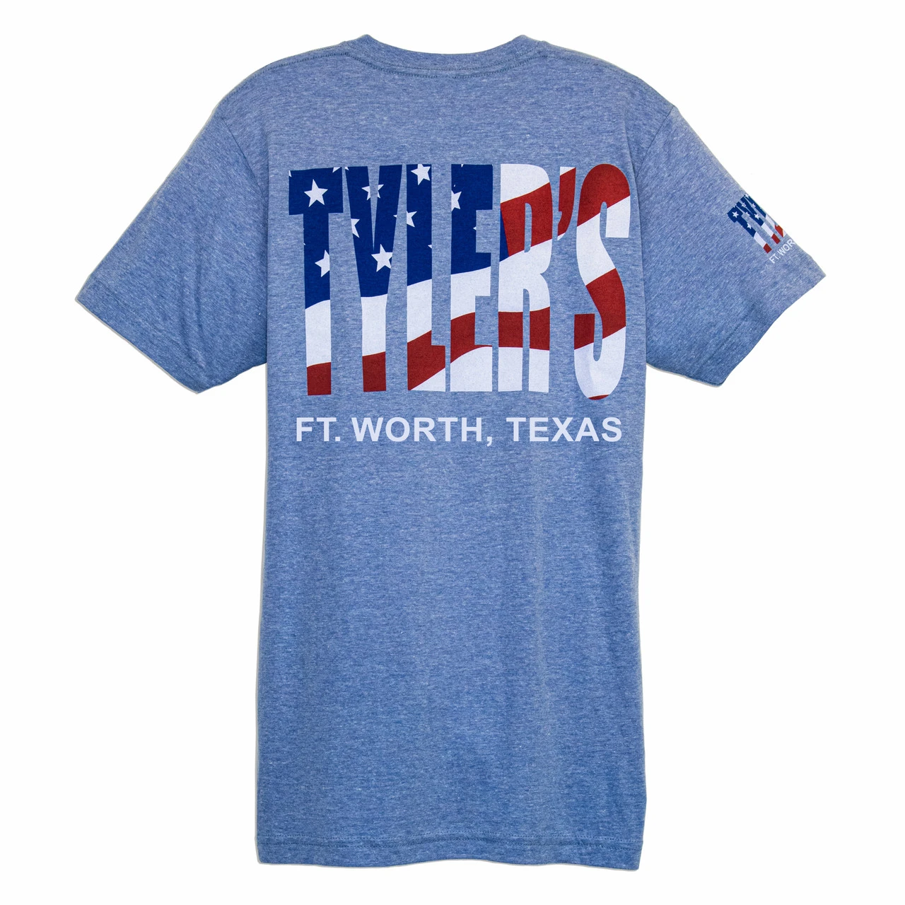 TYLER'S Royal/American Flag Track Tee - Ft. Worth