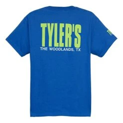 Kids' TYLER'S Royal/Lime Tee - The Woodlands
