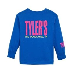 Toddlers' TYLER'S Royal/Pink Long Sleeve Tee - The Woodlands