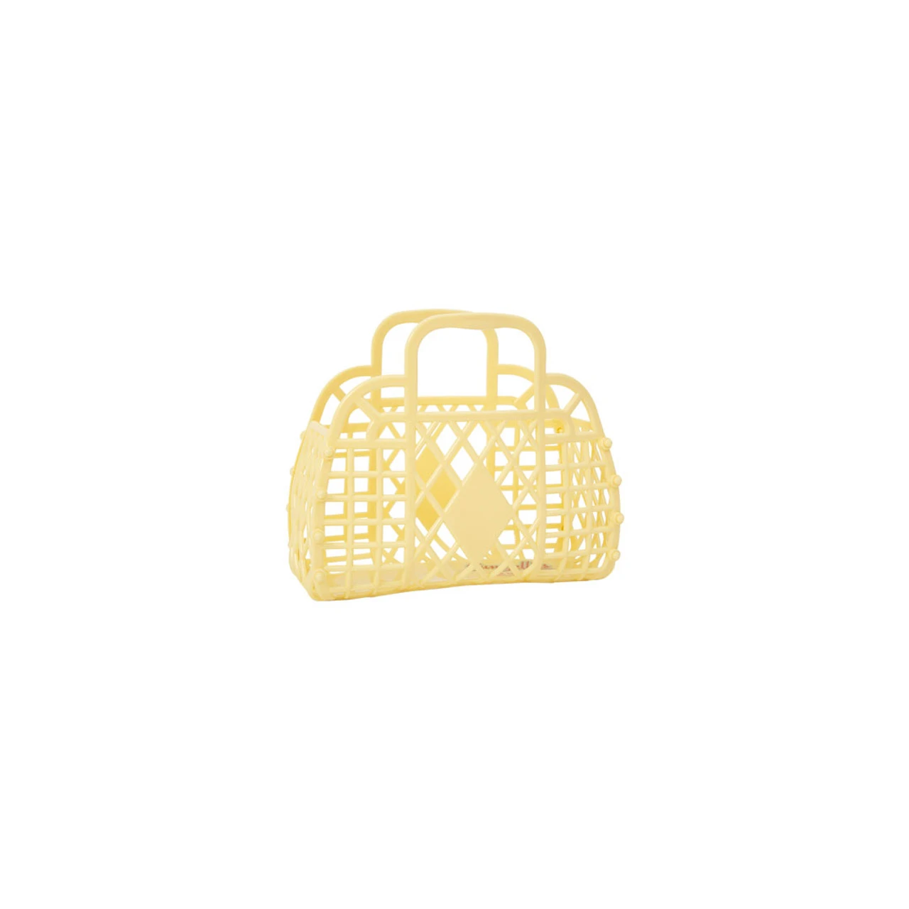 Sun Jellies Mini Retro Basket - Yellow