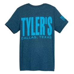 TYLER'S Steel Blue/Turquoise Track Tee - Dallas