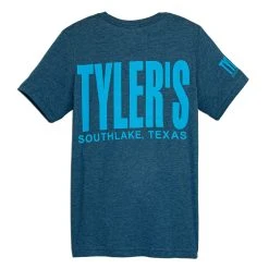 TYLER'S Steel Blue/Turquoise Track Tee - Southlake