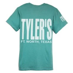 TYLER'S Seafoam/White Comfort Color Pocket Tee - Ft. Worth